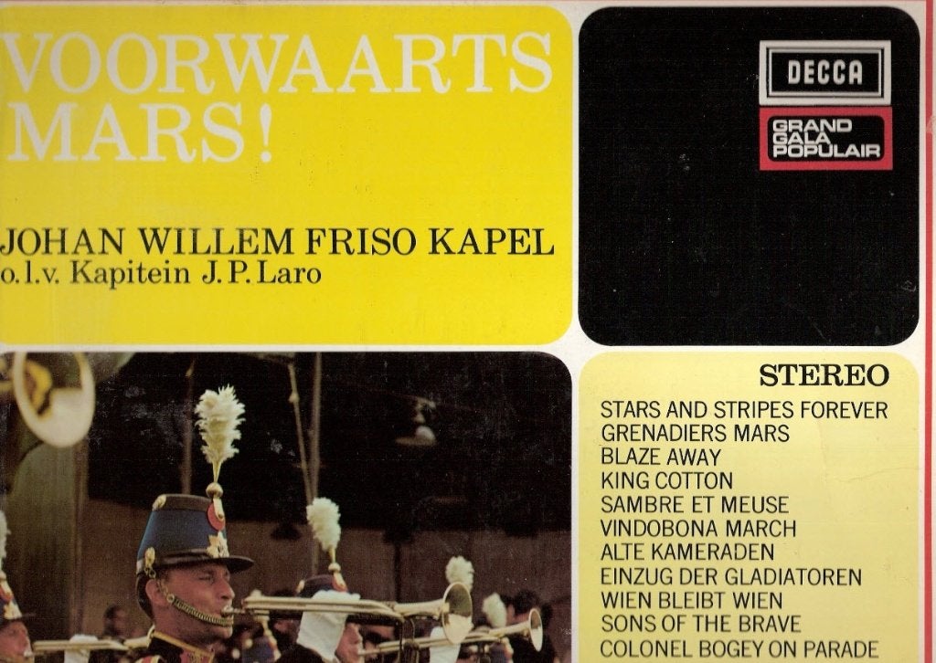 Assen> Johan Willem Friso Kapel - Voorwaarts- LP jr60 HaFaBr, Verzamelen, Ophalen, Landmacht, Nederland