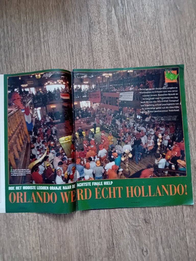 Knipsels Panorama - Orlando werd echt Hollando - 1994, Verzamelen, Ophalen of Verzenden, Gebruikt, Overige binnenlandse clubs