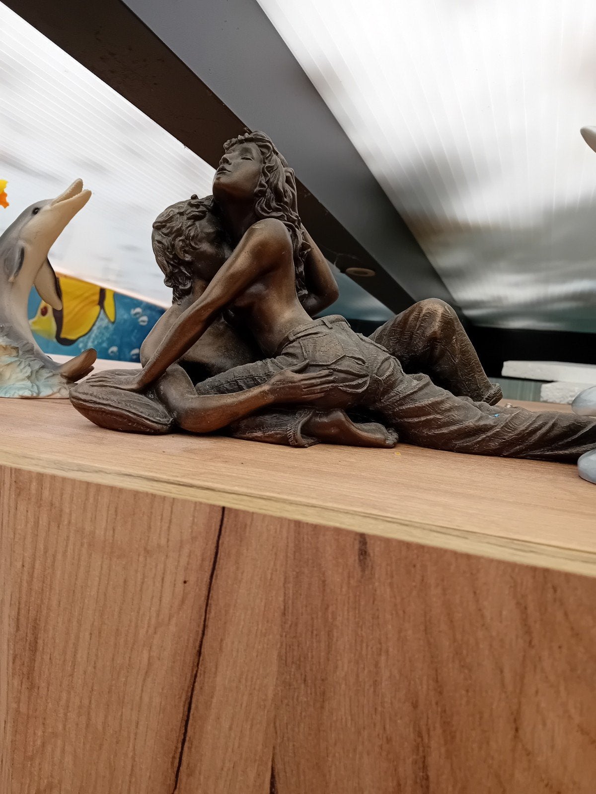 Decoratieve Beelden van Menselijke Figuren, Groep mensen, Ophalen of Verzenden, Handgemaakt, 20 - 50 cm