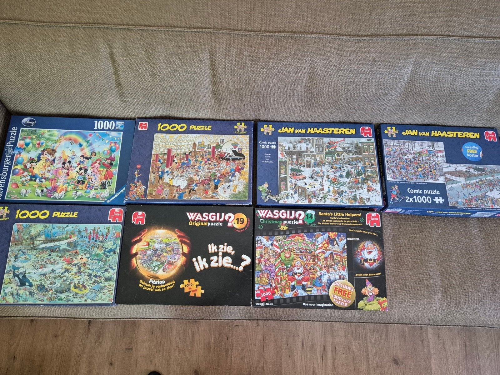 Puzzels, Ophalen, 500 t/m 1500 stukjes, Zo goed als nieuw