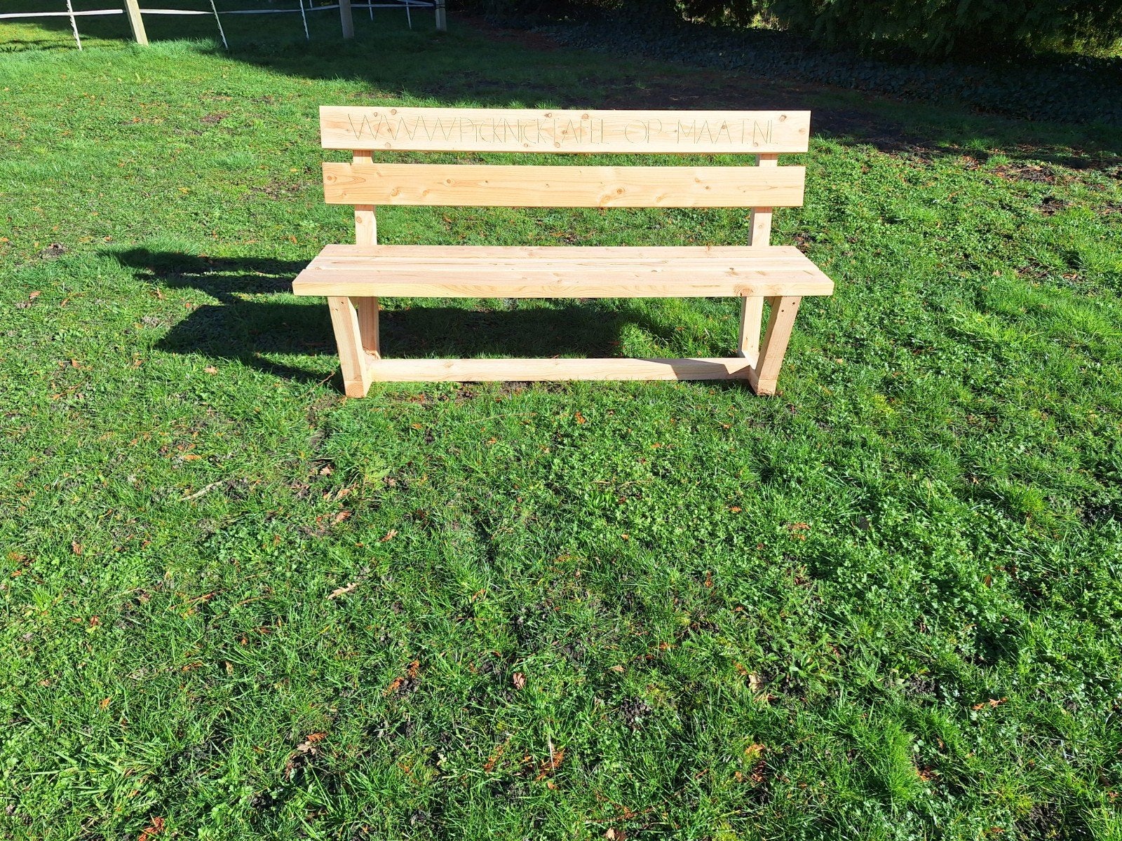 tuinbank op maat gemaakt, Ophalen of Verzenden, Nieuw, Hout, Schommelbank