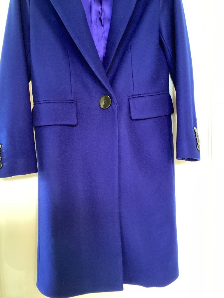 Kobalt blauwe jas Mango xs, Mango, Blauw, Ophalen of Verzenden, Zo goed als nieuw