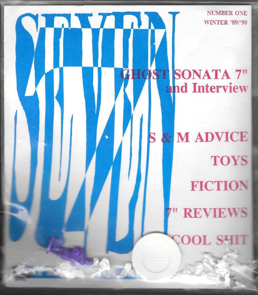 seven scat records quarterly nr.1 1989/90/ghost sonata singl, Gebruikt, Verzenden, 7 inch, Single