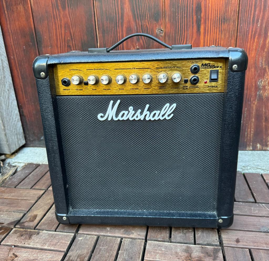 Marshall MG15DFX gitaarversterker, Muziek en Instrumenten, Versterkers | Bas en Gitaar, Ophalen of Verzenden, Gebruikt, Gitaar