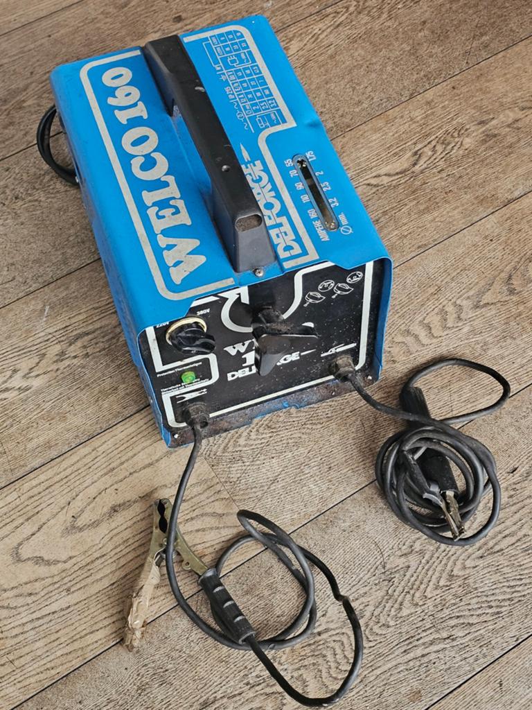 Welco 160 lasapparaat - Gebruikt maar functioneel, Ophalen, Gebruikt, 150 tot 250 ampère, Elektroden
