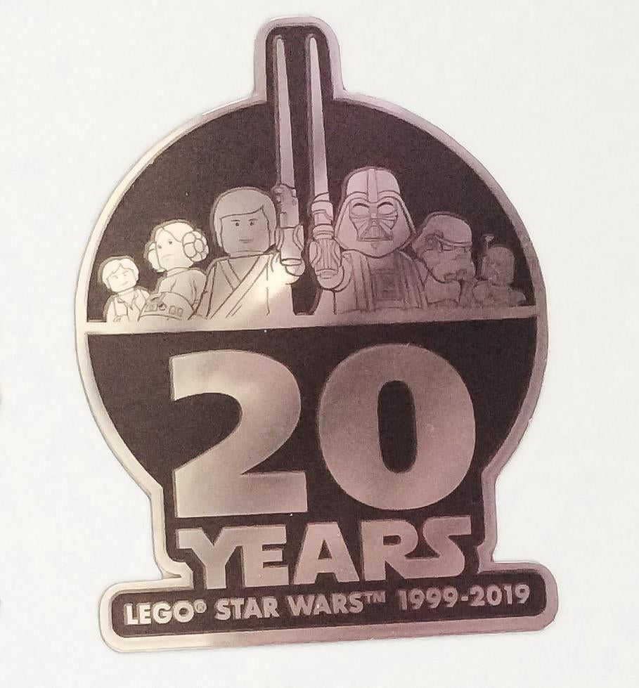 LEGO STAR WARS 20th Anniversary Reflecterende Sticker, Kinderen en Baby's, Speelgoed | Duplo en Lego, Ophalen of Verzenden, Nieuw