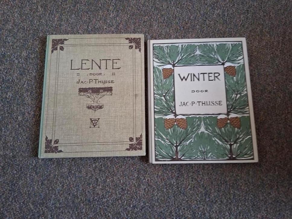 Plaatjesalbums Lente en Winter Jac.P.Thijsse, Boeken, Prentenboeken en Plaatjesalbums, Ophalen of Verzenden, Gelezen, Plaatjesalbum