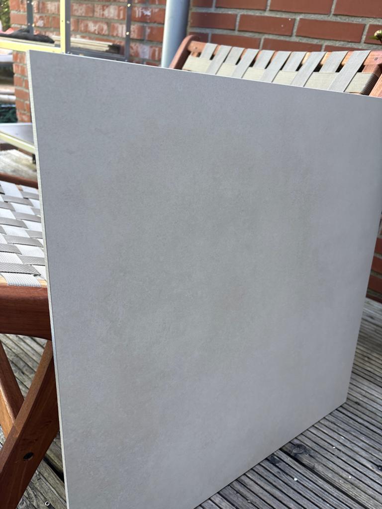 8 Spaanse keramische vloertegels 60x60 cm crème beige, 60 cm of meer, Gebruikt, Keramiek, Ophalen of Verzenden