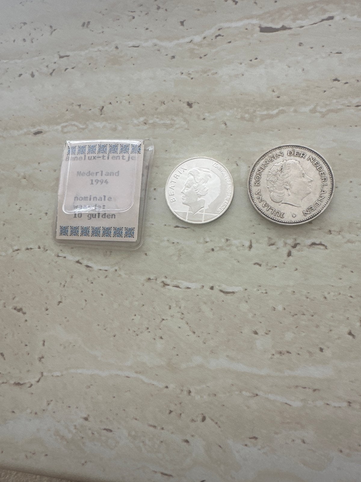 Zilverset Nederland: 50 Gulden Beatrix + Zilv.Tientje 1970, Setje, Koningin Beatrix, Zilver, Overige waardes