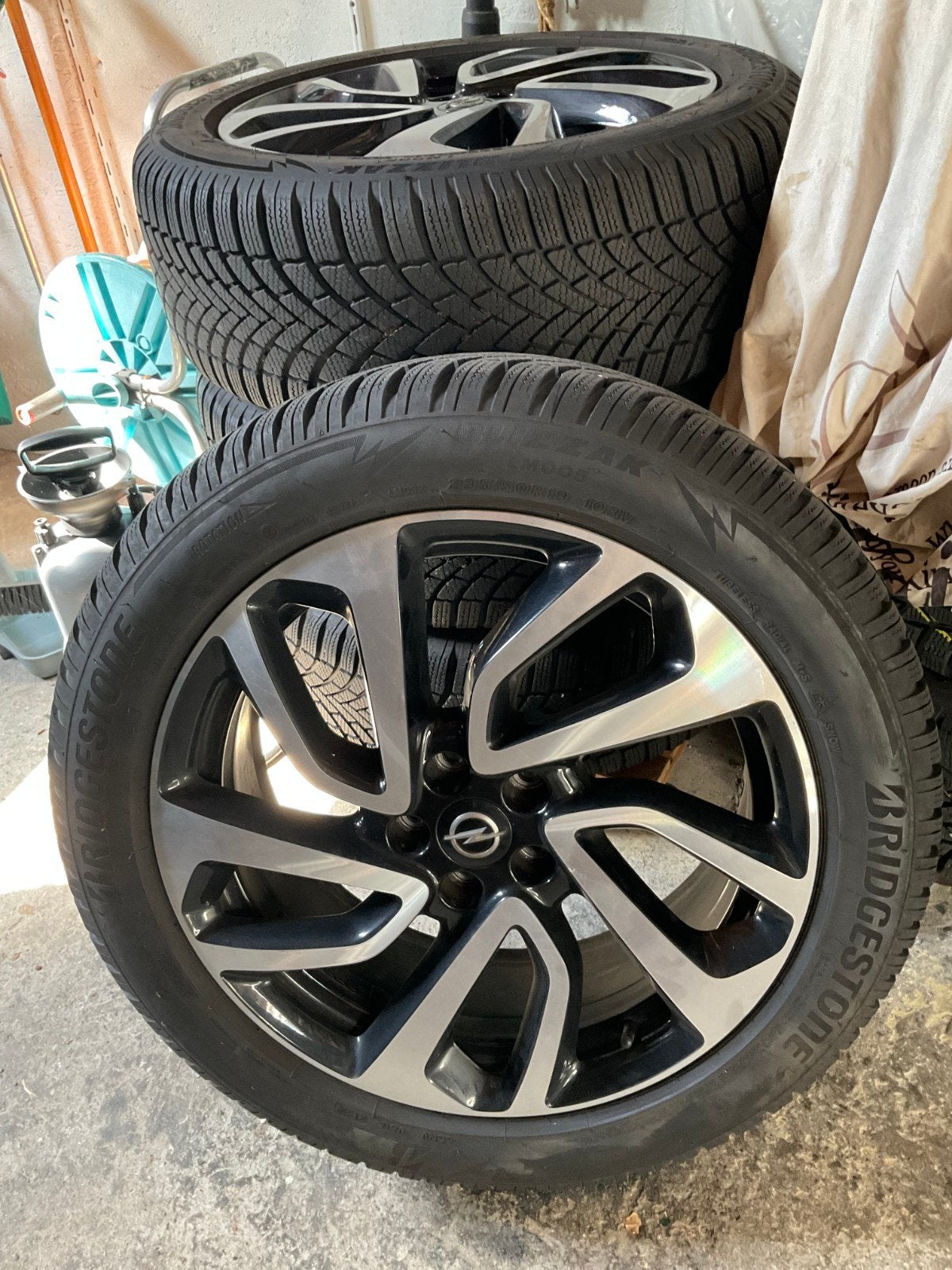 Opel Grandland X 19 inch winterbanden met velgen, Gebruikt, Banden en Velgen, Winterbanden, 235 mm