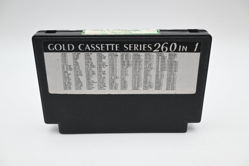 Gold Cassette Series 260 in 1 Retro Game Cartridge, Spelcomputers en Games, Games | Nintendo NES, Gebruikt, Overige genres, 1 speler