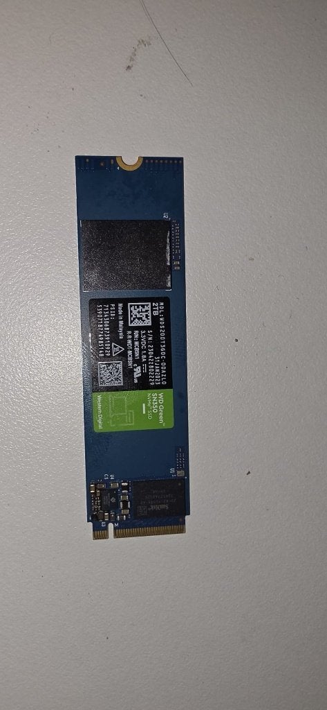 WD GREEN SN350 2TB NVME SSD, Computers en Software, Harde schijven, Intern, SSD, Ophalen of Verzenden, Zo goed als nieuw