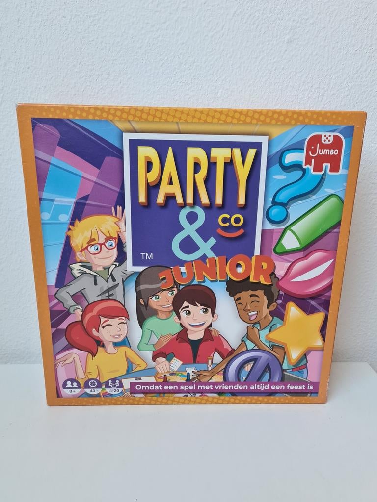 Party&Co Junior bordspel - voor 8 t/m 12 jaar - nieuw!, Vijf spelers of meer, Ophalen of Verzenden, Nieuw, Jumbo