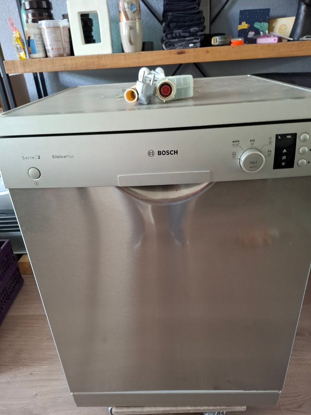 Bosch Serie 2 SilencePlus Vaatwasser - Zo goed als nieuw, Witgoed en Apparatuur, Vaatwasmachines, Ophalen, Zo goed als nieuw, Kort programma