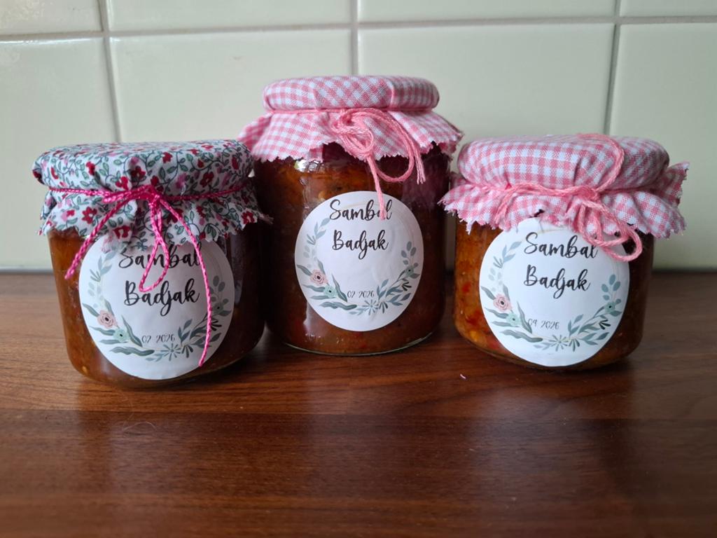 Zelfgemaakte Sambal Badjak, Verzenden