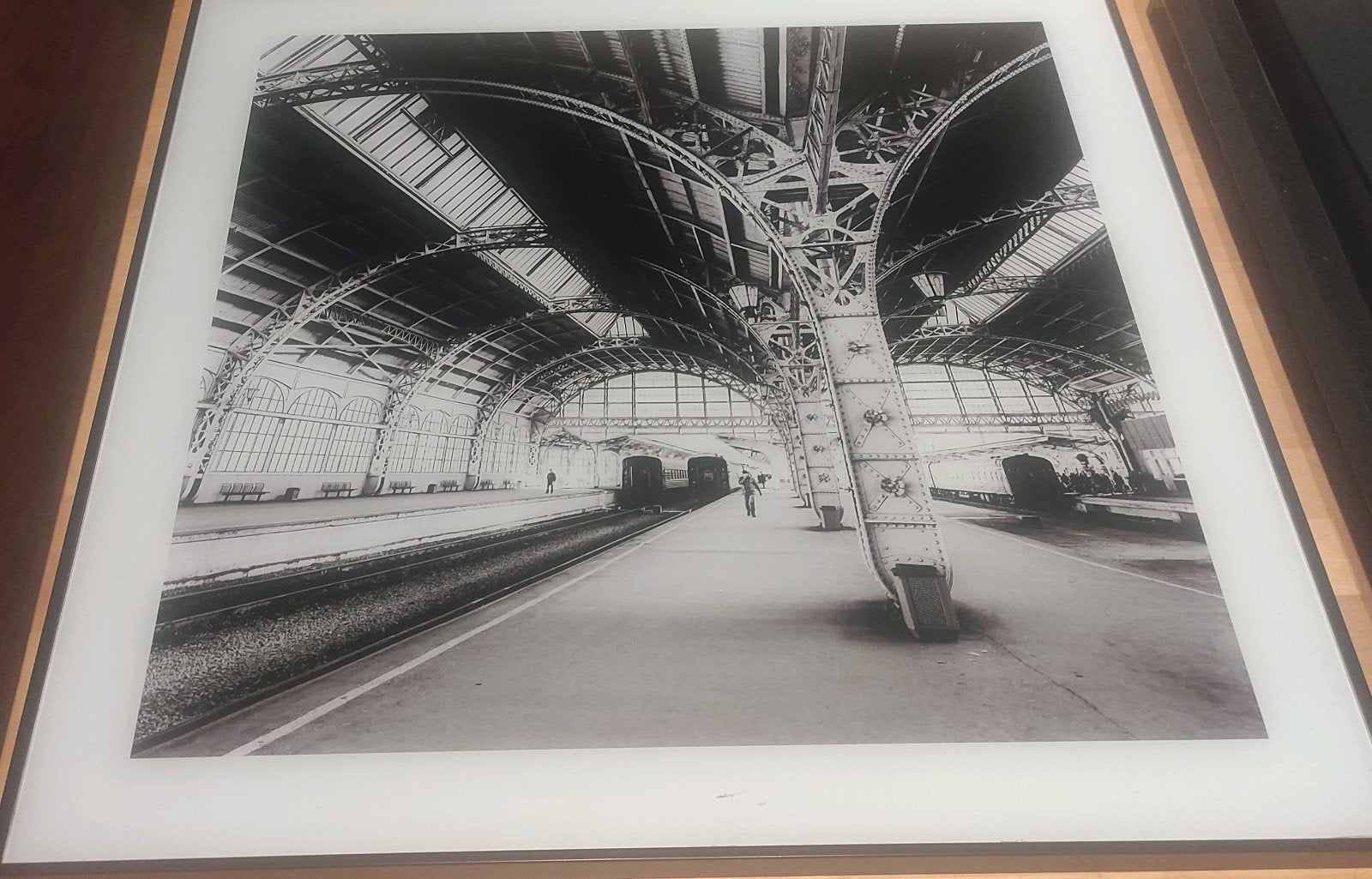 6 prachtige zwart wit fotos in lijst, Ophalen of Verzenden, Wit