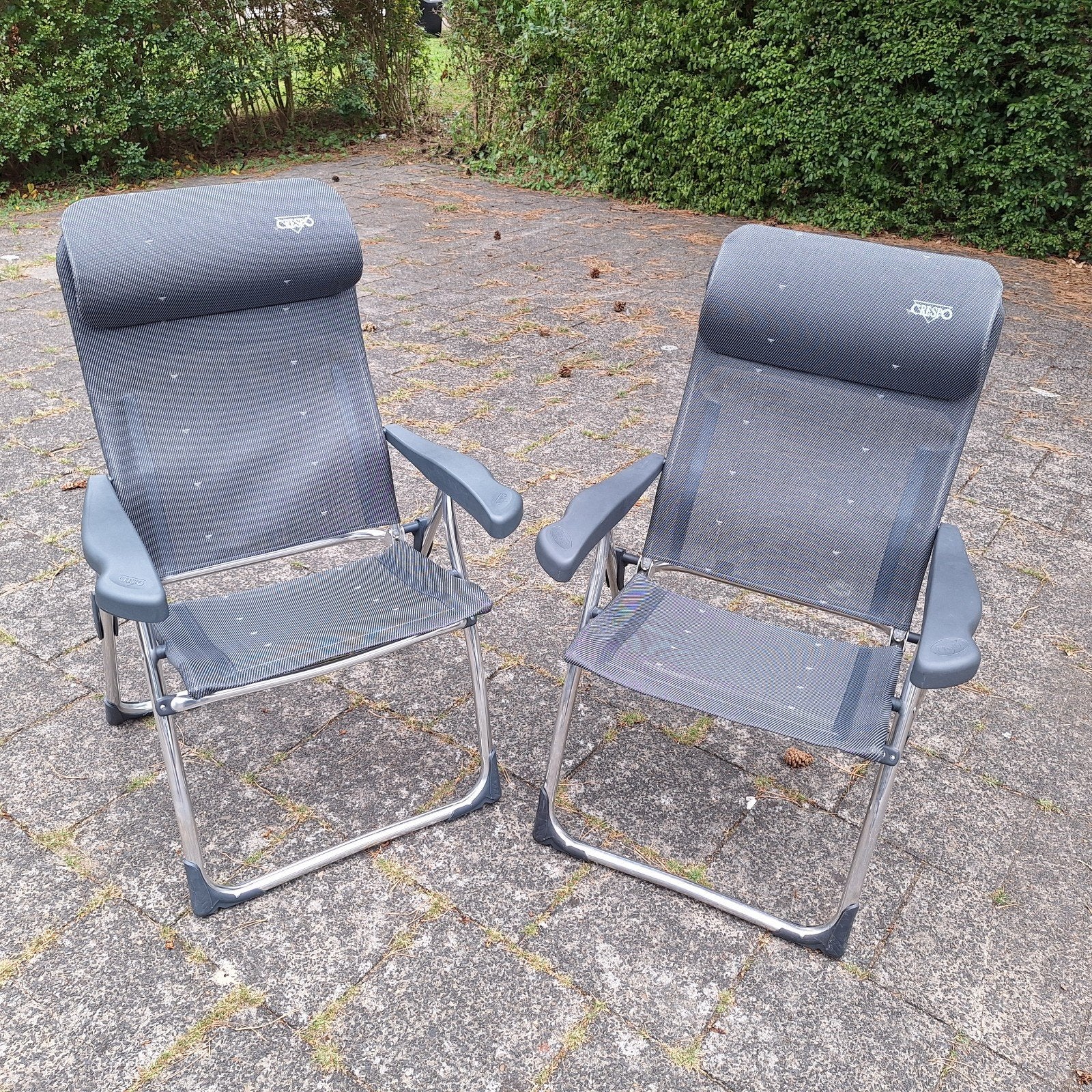 2x Crespo AL215 campingstoelen, Ophalen, Gebruikt, Campingstoel