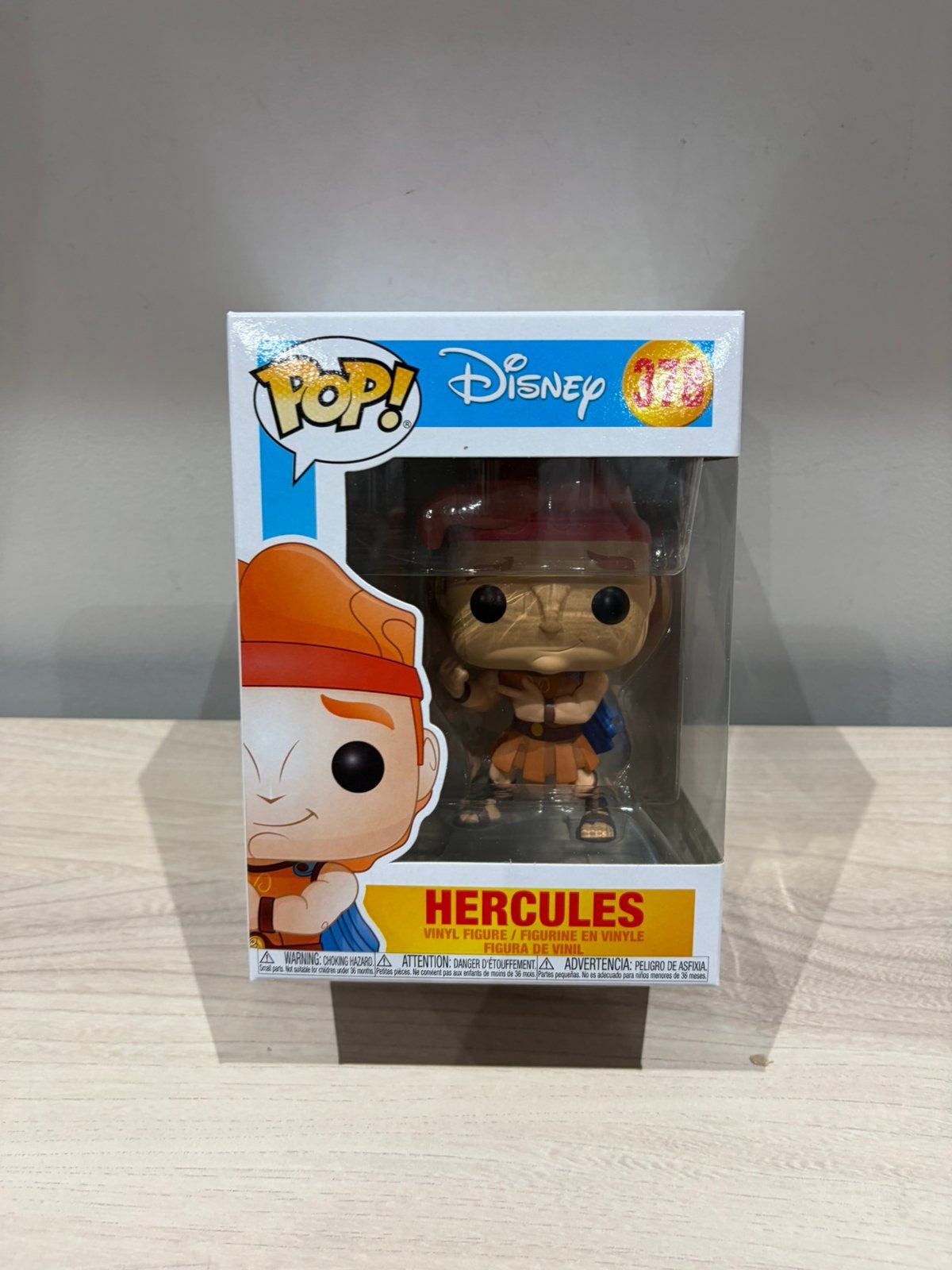 Funko Pop! Disney Hercules #378 – Hercules Vinyl Figure, Funko Europe, Ophalen of Verzenden, Zo goed als nieuw, 4th floor, 1 Queen Caroline St, London W6 9YN, Verenigd Koninkrijk