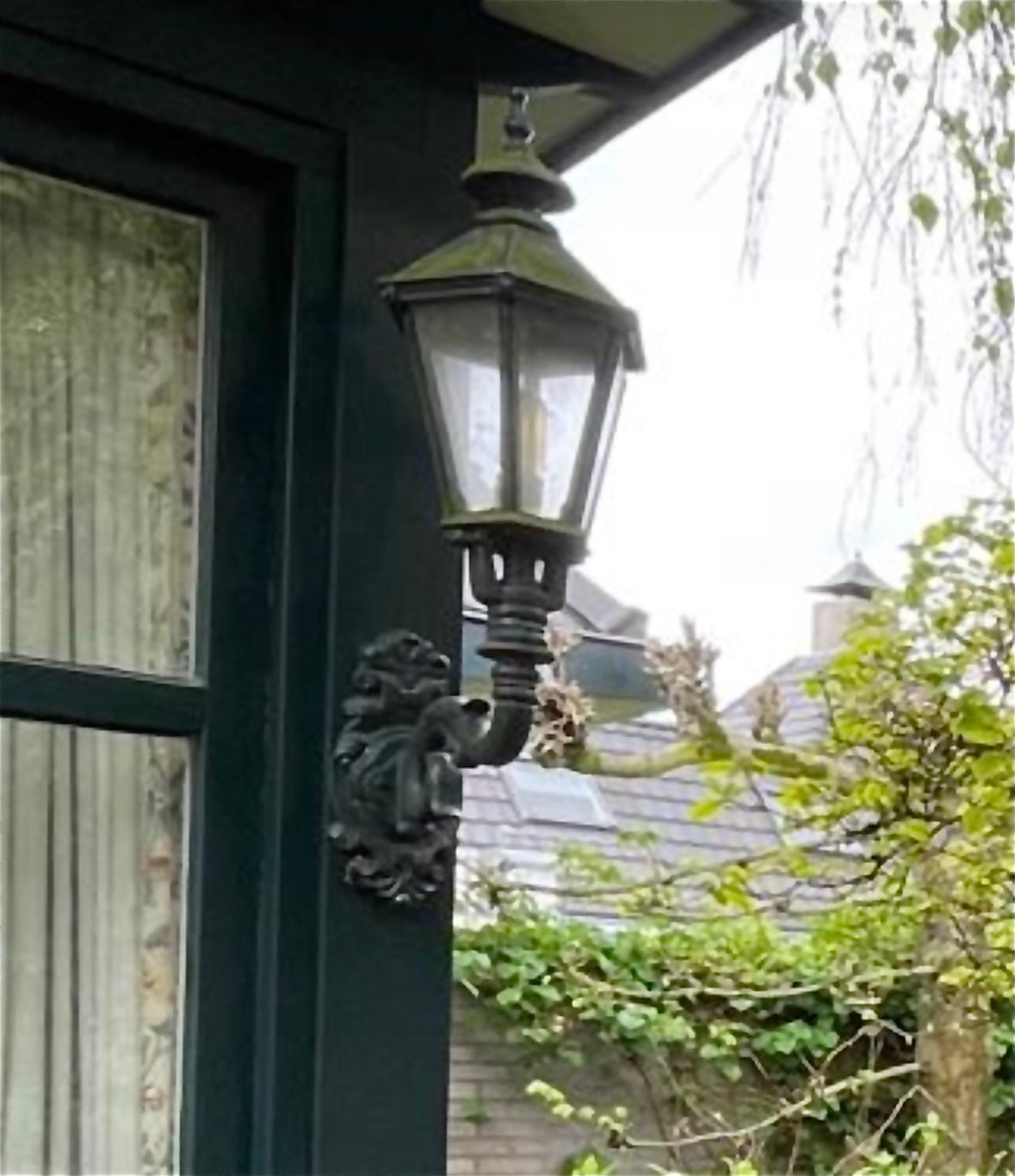 4 zware buitenlantaarns /wandlampen, hoogwaardige kwaliteit, Tuin en Terras, Buitenverlichting, Ophalen, Gebruikt, Wandlamp, Netvoeding