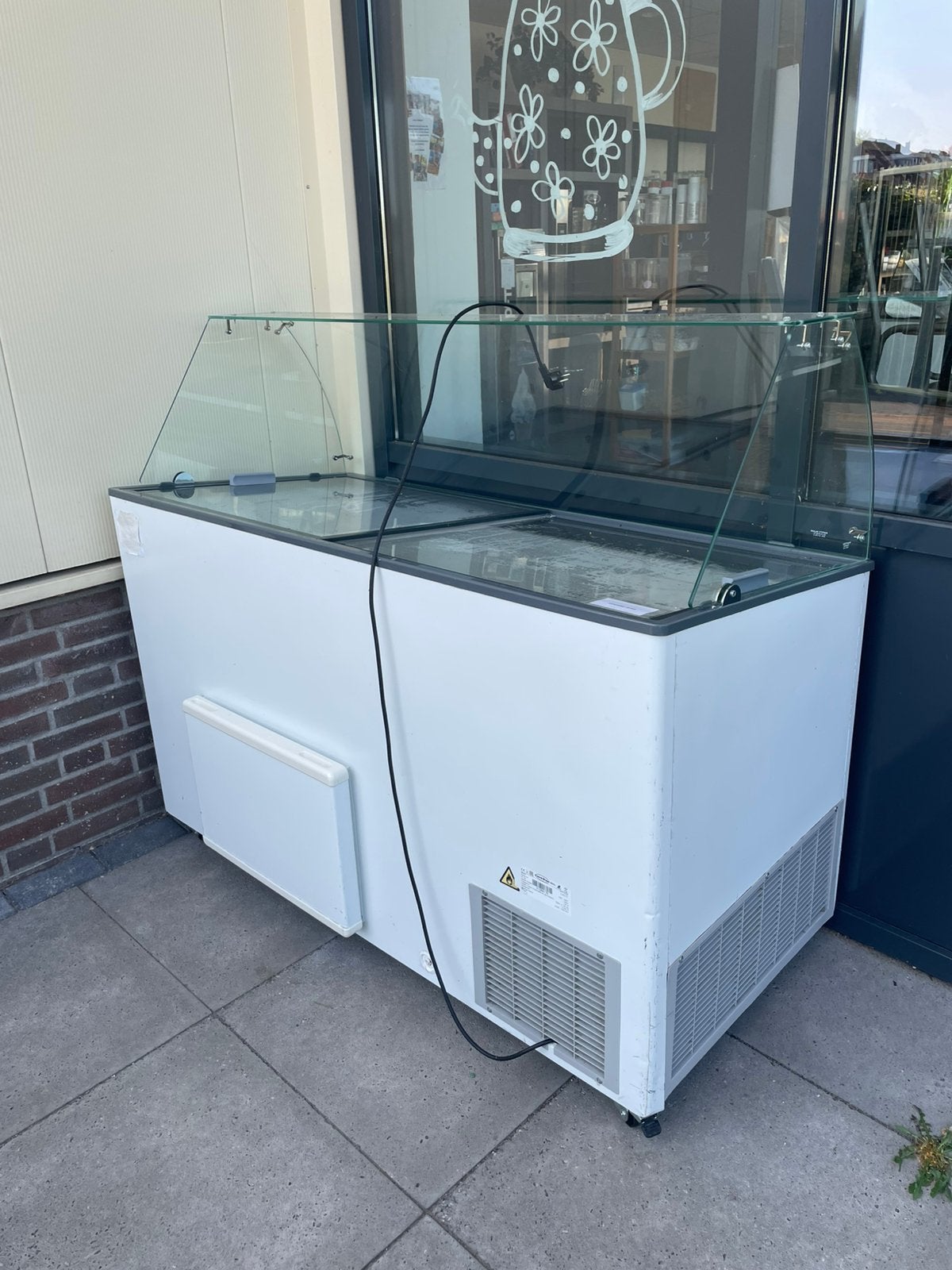 Ijsvitrine, Ophalen, Overige typen, 60 tot 90 cm, 110 cm of meer