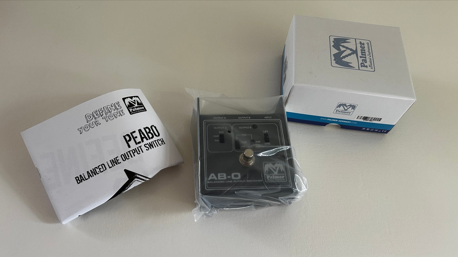 Palmer PEABO Symmetrische Lijn Output Switch XLR - Nieuw, Ophalen, Nieuw, Overige typen