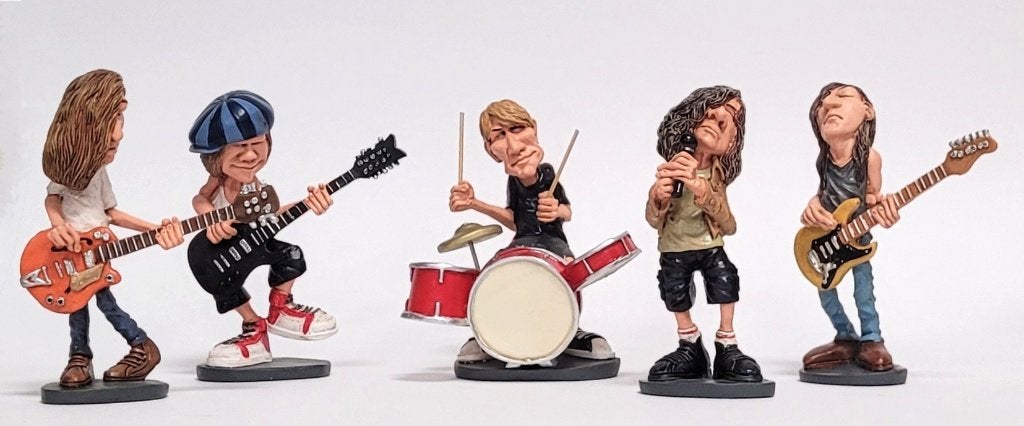 Stone Gossard Pearl Jam beeldje by Warren Stratford deco, Info@deconoord.nl, Deco Noord, Nieuw, Ophalen of Verzenden