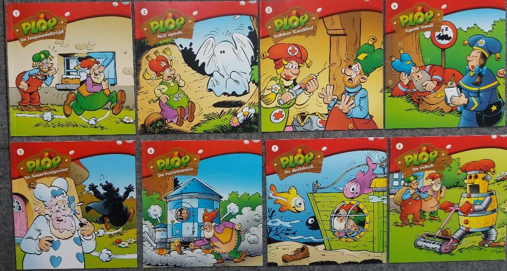 Plop De complete serie van Plop deel 1 t/m 8 Studio 100, Ophalen of Verzenden, Gelezen, Fictie algemeen