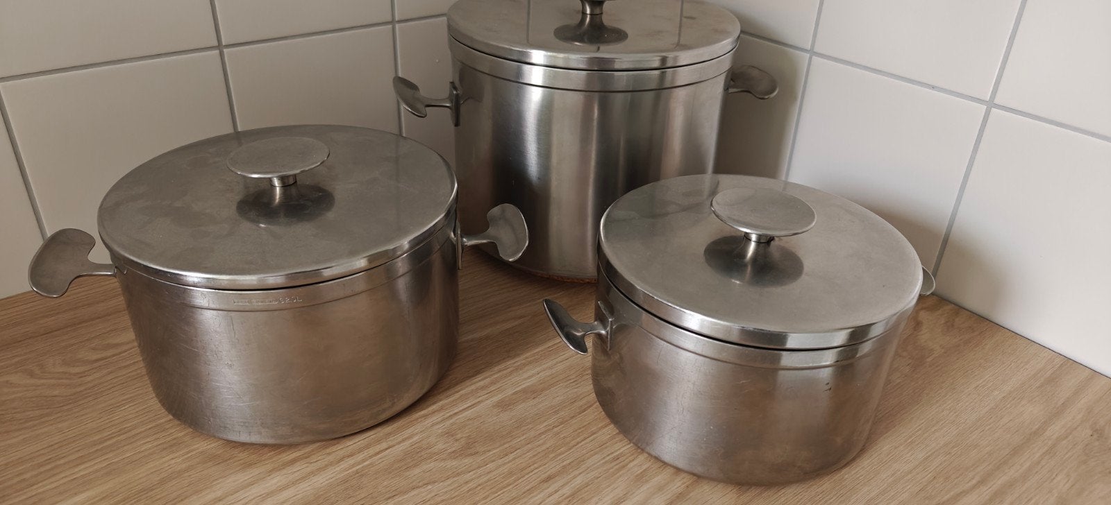 Vintage Gero Zilmeta pannen set - Dick Simonis (1958), Huis en Inrichting, Keuken | Potten en Pannen, Ophalen of Verzenden, Gebruikt