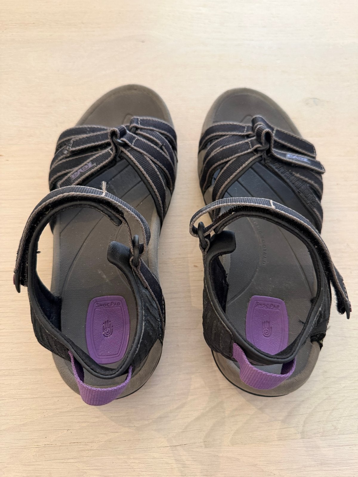 Teva sandalen -  wandelsandalen  ook als waterschoen maat 38, Zwart, Gedragen, Sandalen of Muiltjes, Ophalen of Verzenden