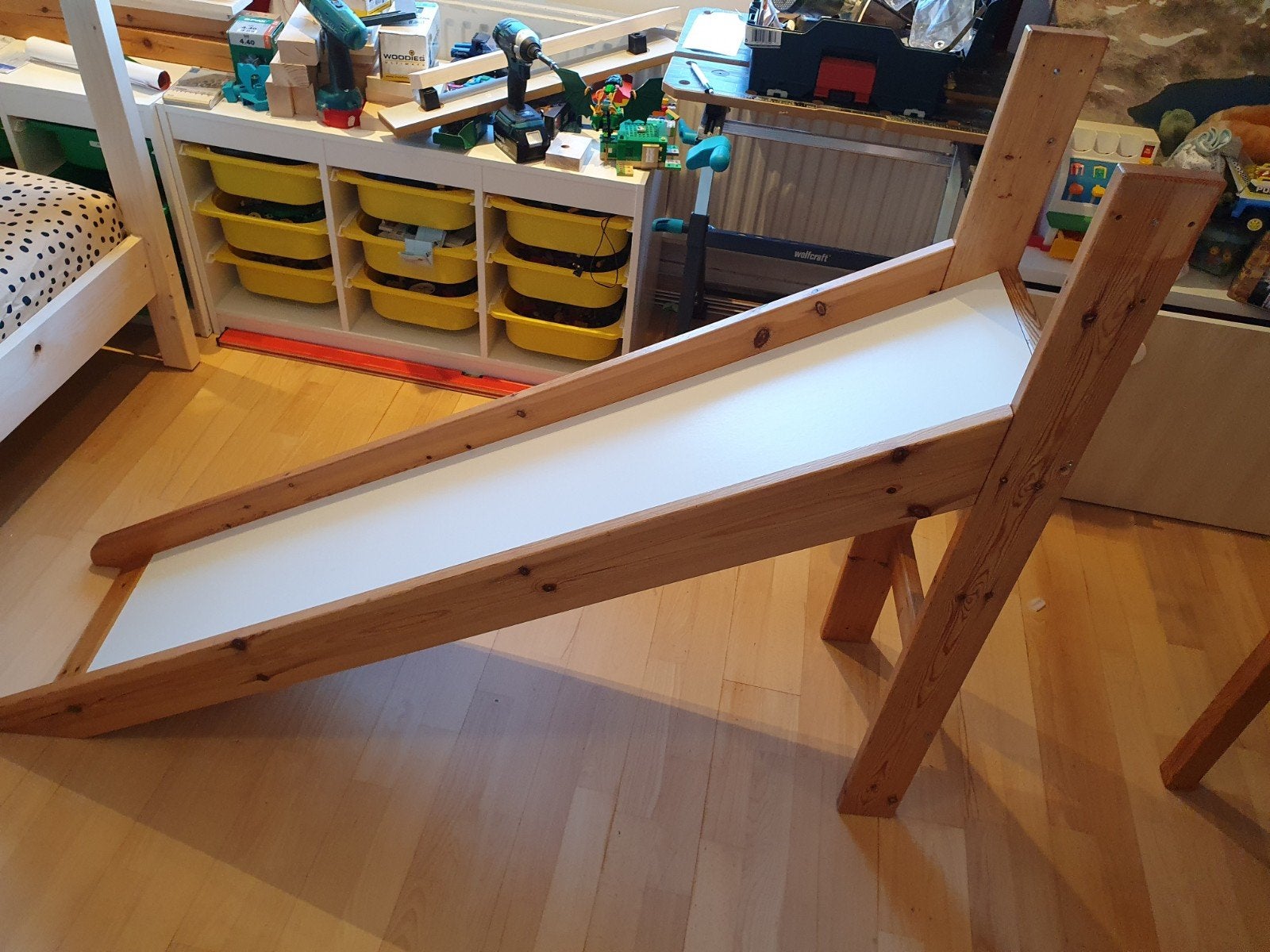 glijbaan, Ophalen, 160 tot 180 cm, 85 tot 100 cm