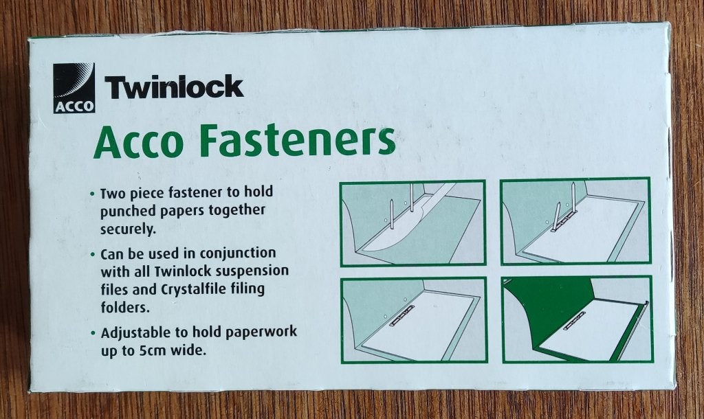Twinlock Acco Fasteners, Diversen, Ophalen of Verzenden, Nieuw
