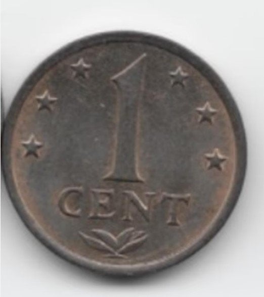 Nederlandse Antillen 1 cent 1970 KM# 8, Postzegels en Munten, Munten | Amerika, Verzenden, Midden-Amerika, Losse munt