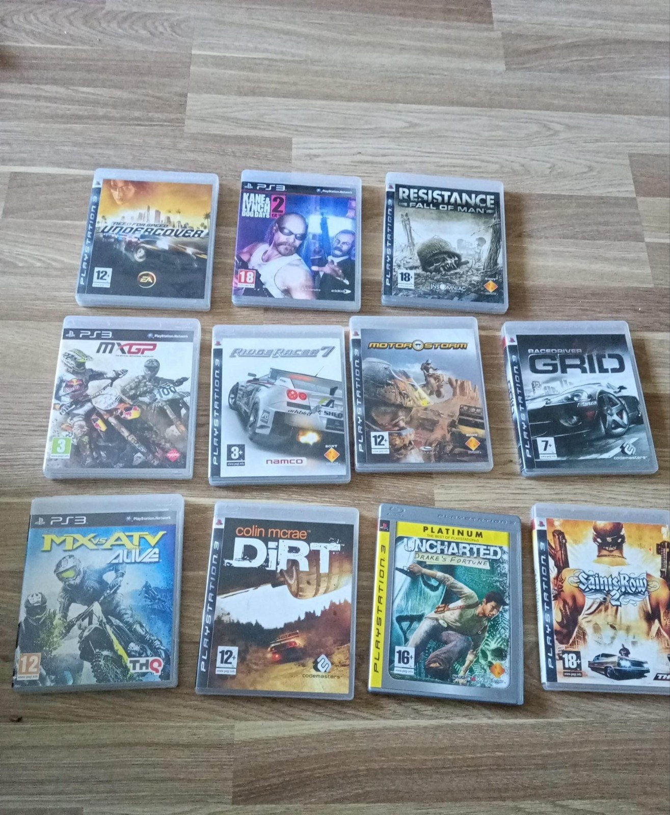PS3 Games Collectie: Actie, Race & Avontuur (11 stuks), Gebruikt, 1 speler, Racen en Vliegen, Ophalen of Verzenden