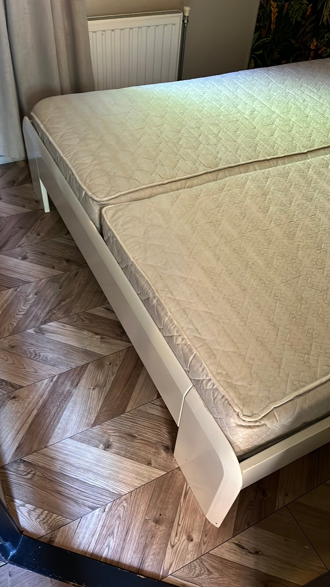 Groot bed, Huis en Inrichting, Slaapkamer | Boxsprings, Ophalen, Gebruikt, Eenpersoons, 80 cm