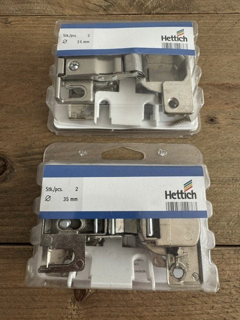 4 x HETTICH potscharnieren, geschikt voor IKEA PAX kasten, Ophalen of Verzenden, Nieuw