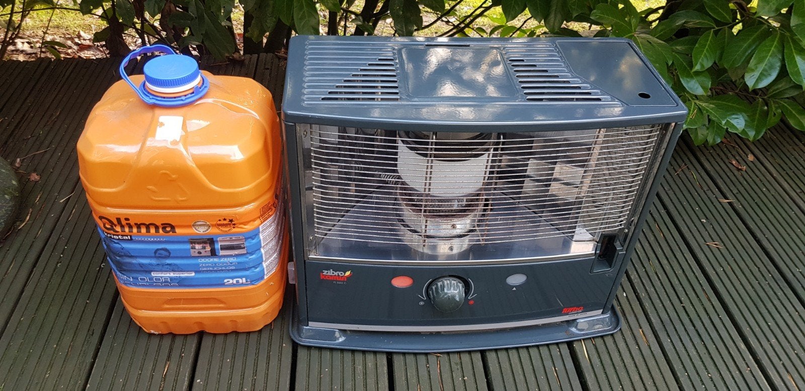 Krachtige Zibro R889 C Turbo petroleumkachel+5 ltr brandstof, Ophalen, Gebruikt, Overige brandstoffen, Petroleumkachel