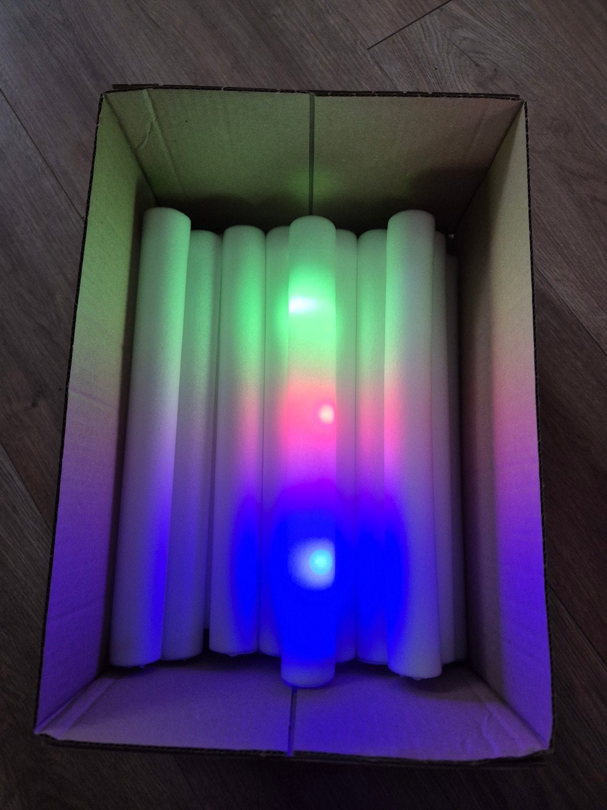 LED Schuim Lichtstaven 32cm 15 stuks nieuw, Ophalen of Verzenden, Nieuw, Overige