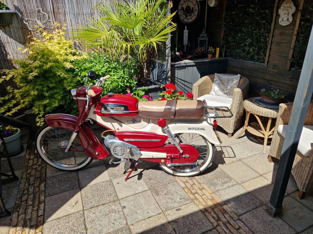 Rap stokvis imperial met kenteken, Ophalen