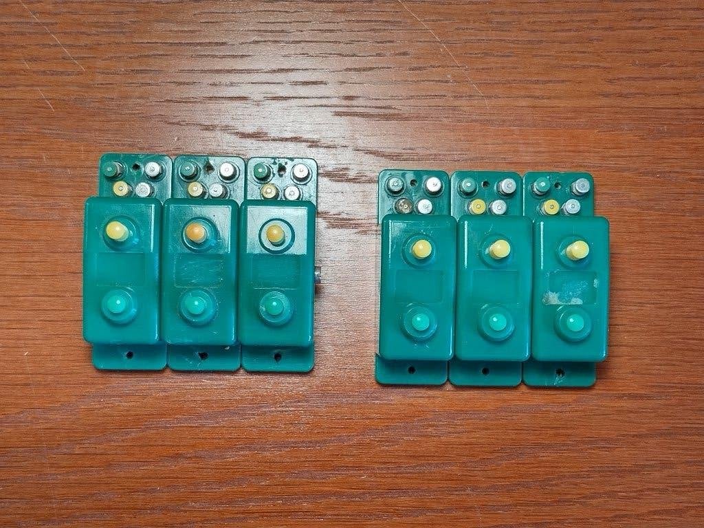 Trix Express 6595 - Schakelaars (6x), Gebruikt, Gelijkstroom, Trix, Overige typen