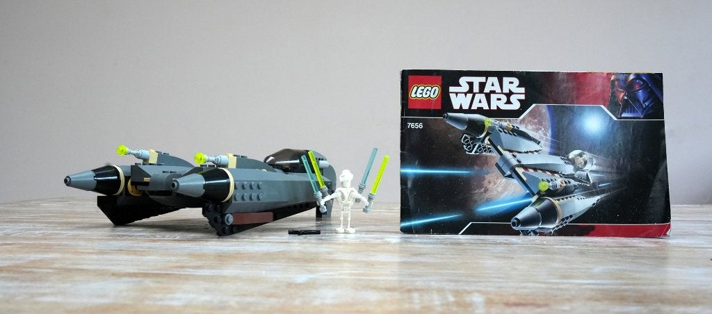 LEGO 7656  Star Wars General Grievous Starfighter, Compleet, Gebruikt, Star Wars, Lego