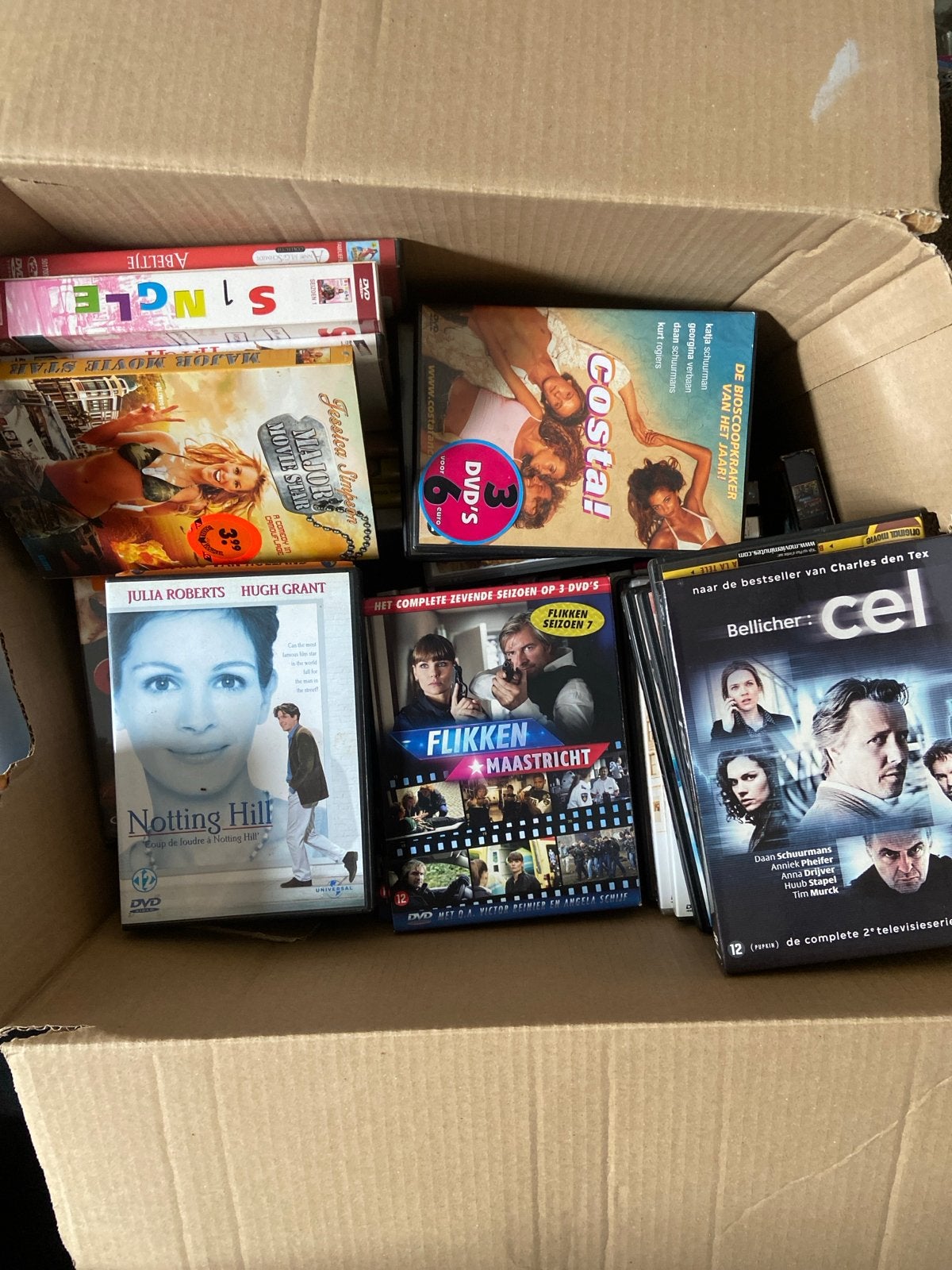 76 DVD's: Diverse films en series - Wegens verhuizing!, Ophalen, Gebruikt