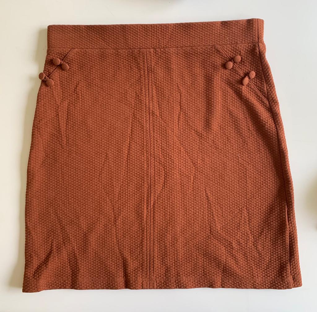Supermooie rok, L, Wow to go, Kleding | Dames, Rokken, Maat 42/44 (L), Oranje, Ophalen of Verzenden, Zo goed als nieuw