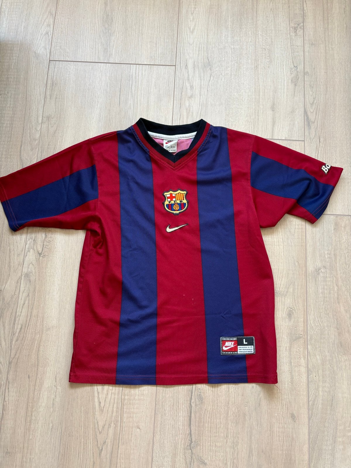 Barcelona shirt 2000/2001, Ophalen of Verzenden, Gebruikt, Jongen of Meisje, Shirt of Longsleeve