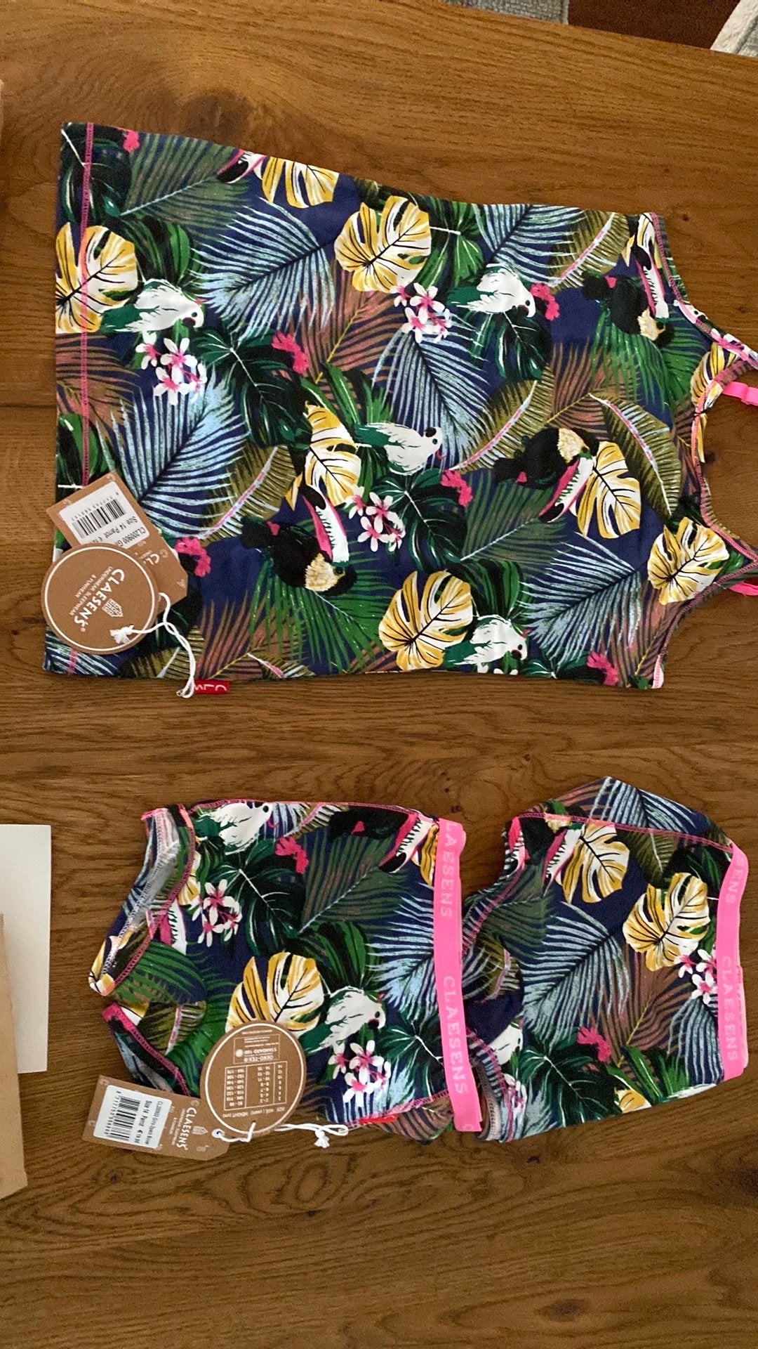 Nieuw Claesens Ondergoed set hempje 2 shortjes, Ophalen of Verzenden, Nieuw, Meisje, Nacht- of Onderkleding