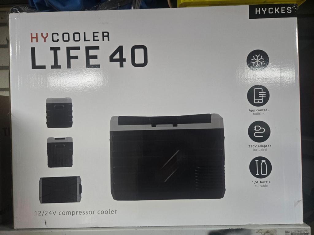 HyCooler Life 40 compressor koelbox - Koelen & Vriezen, Caravans en Kamperen, Koelboxen, Ophalen of Verzenden, Nieuw