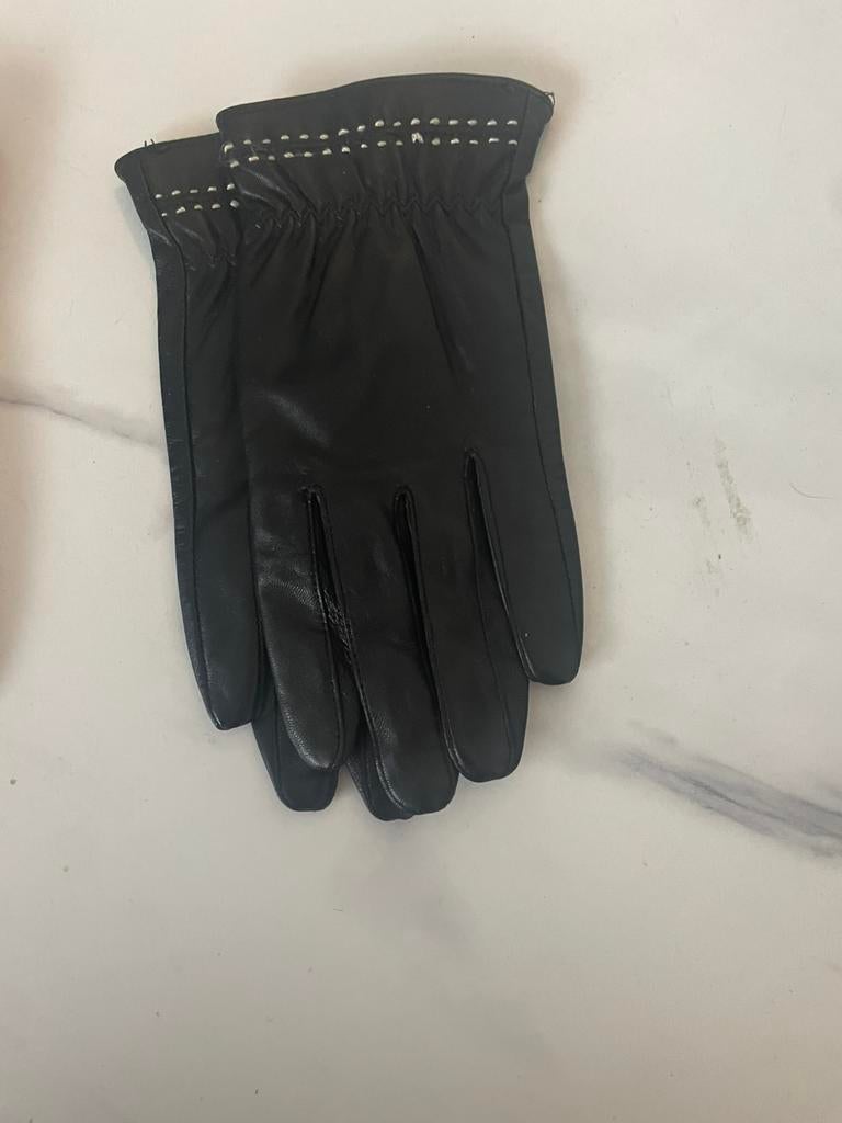 2 paar leren handschoenen., Kleding | Dames, Mutsen, Sjaals en Handschoenen, Ophalen of Verzenden, Zo goed als nieuw, Handschoenen