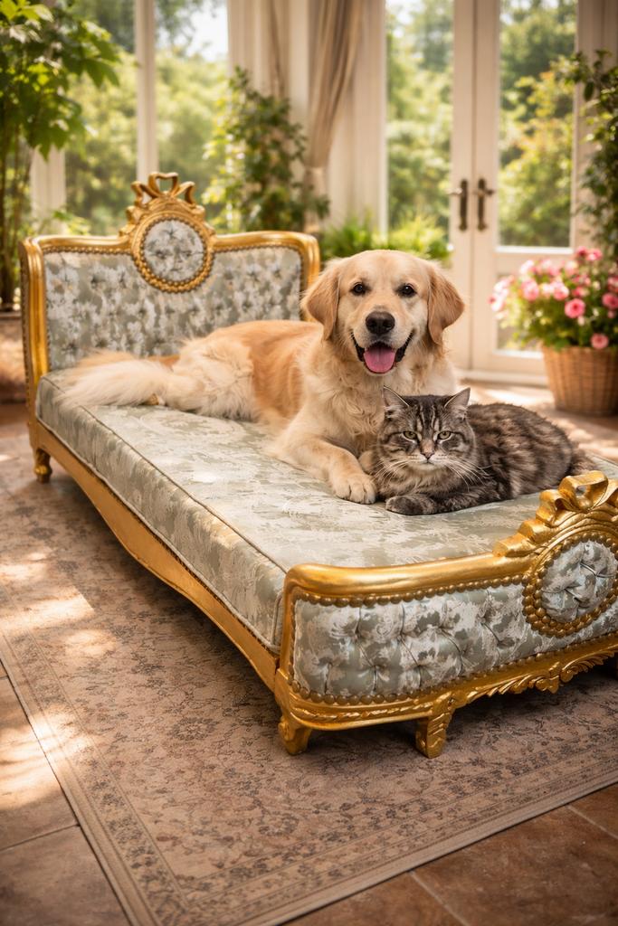 Barok Honden-/Kattenbed, Dieren en Toebehoren, Hondenmanden, Nieuw, Overige, Ophalen of Verzenden