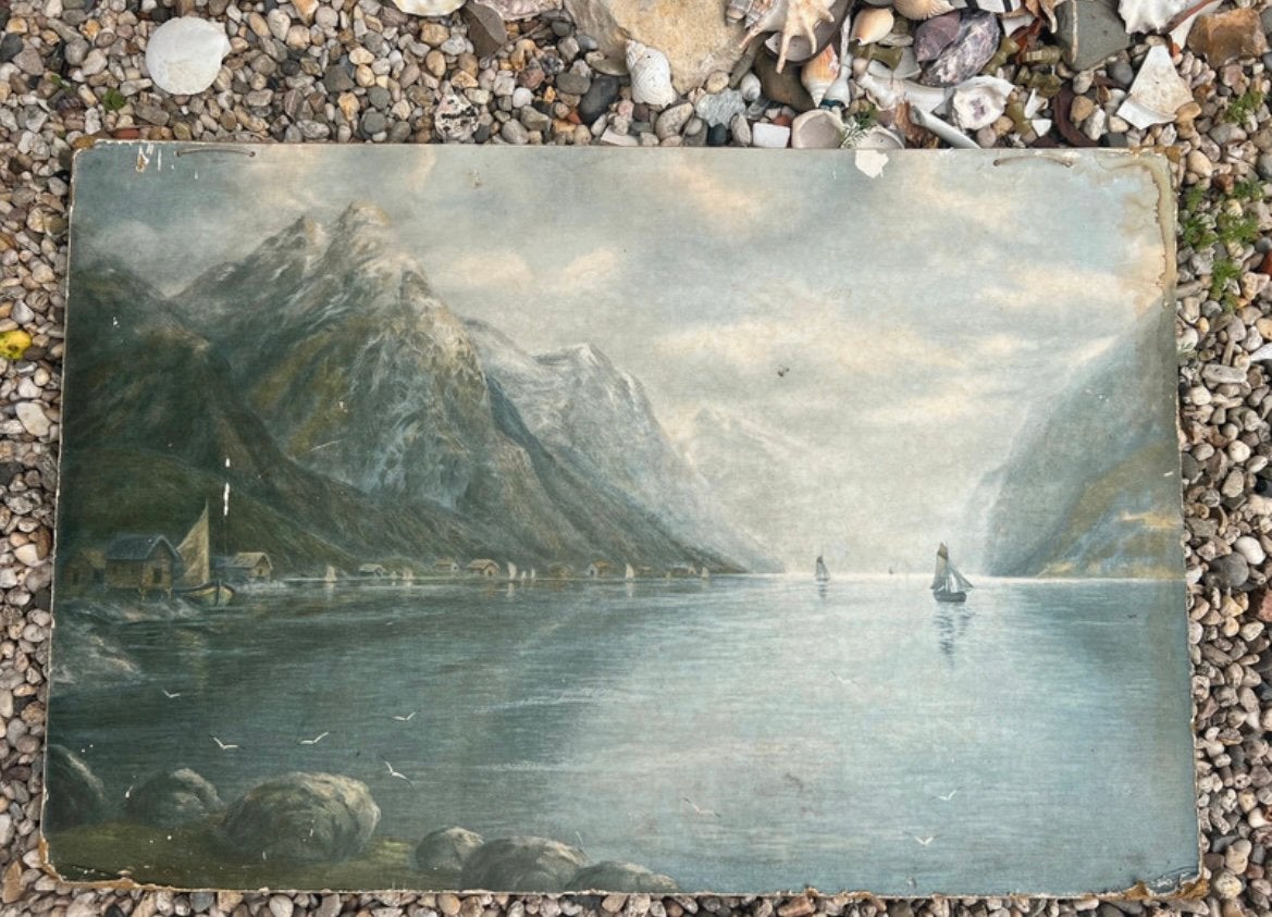 Antieke schoolplaat vintage 91 bij 60 cm, Antiek en Kunst, Ophalen of Verzenden, Natuur en Biologie