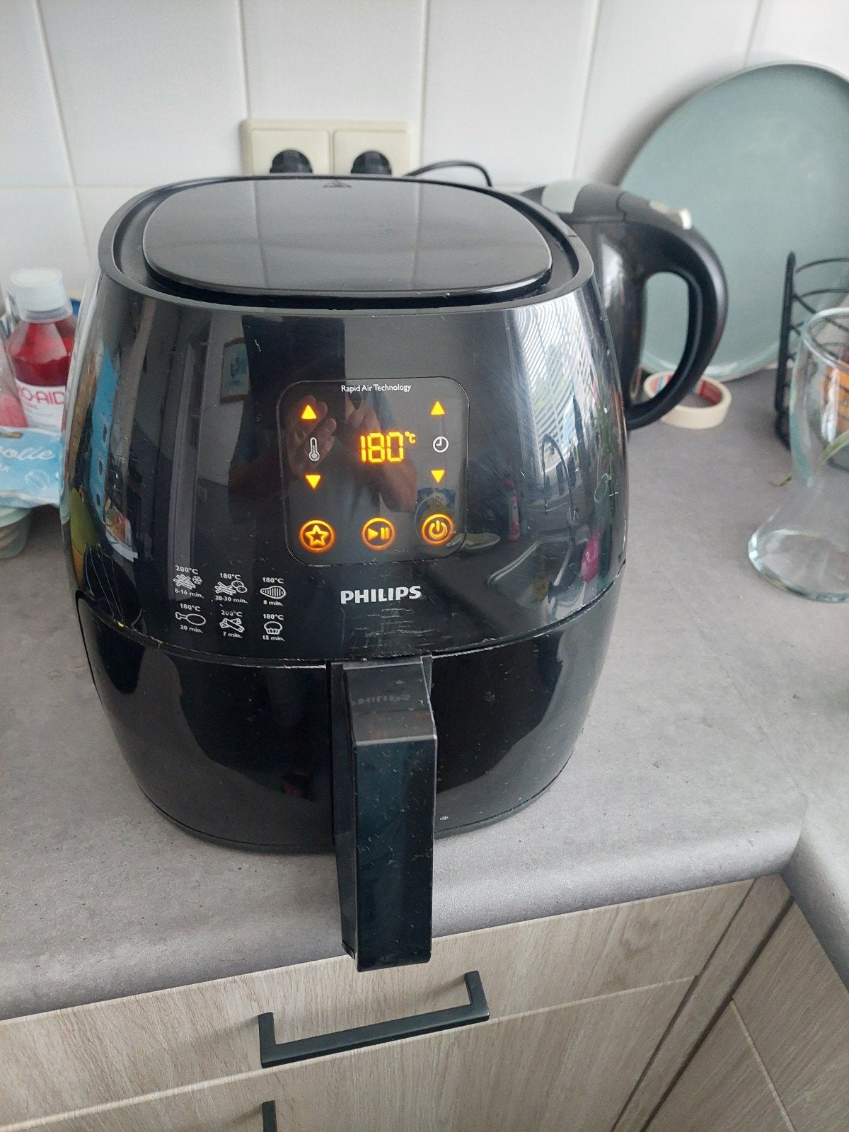 Philips Airfryer Avance HD9248, Airfryer, Gebruikt, Ophalen of Verzenden, Philips