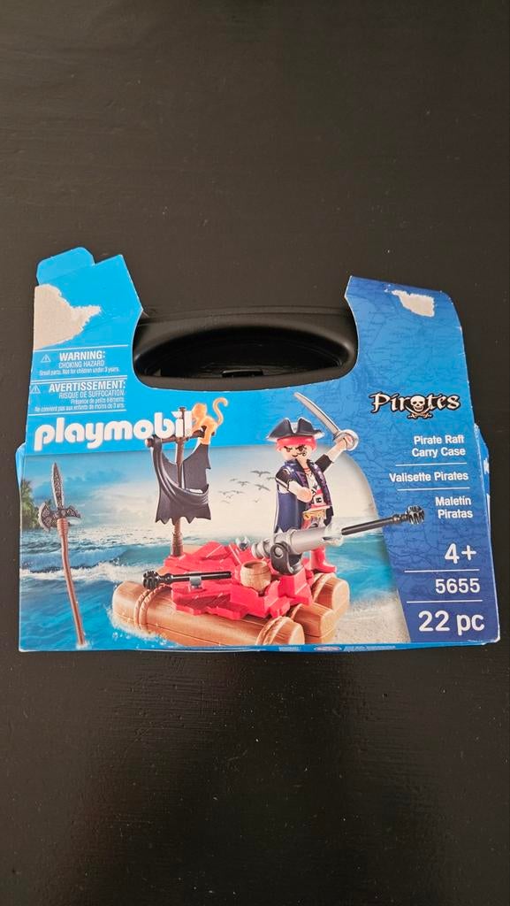 Playmobil Piraten Vlot Draagkoffer 5655, Ophalen of Verzenden, Zo goed als nieuw